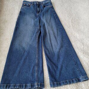 Gap Wide Leg Loose Fitting Flared Jeans Suze 2 Petite